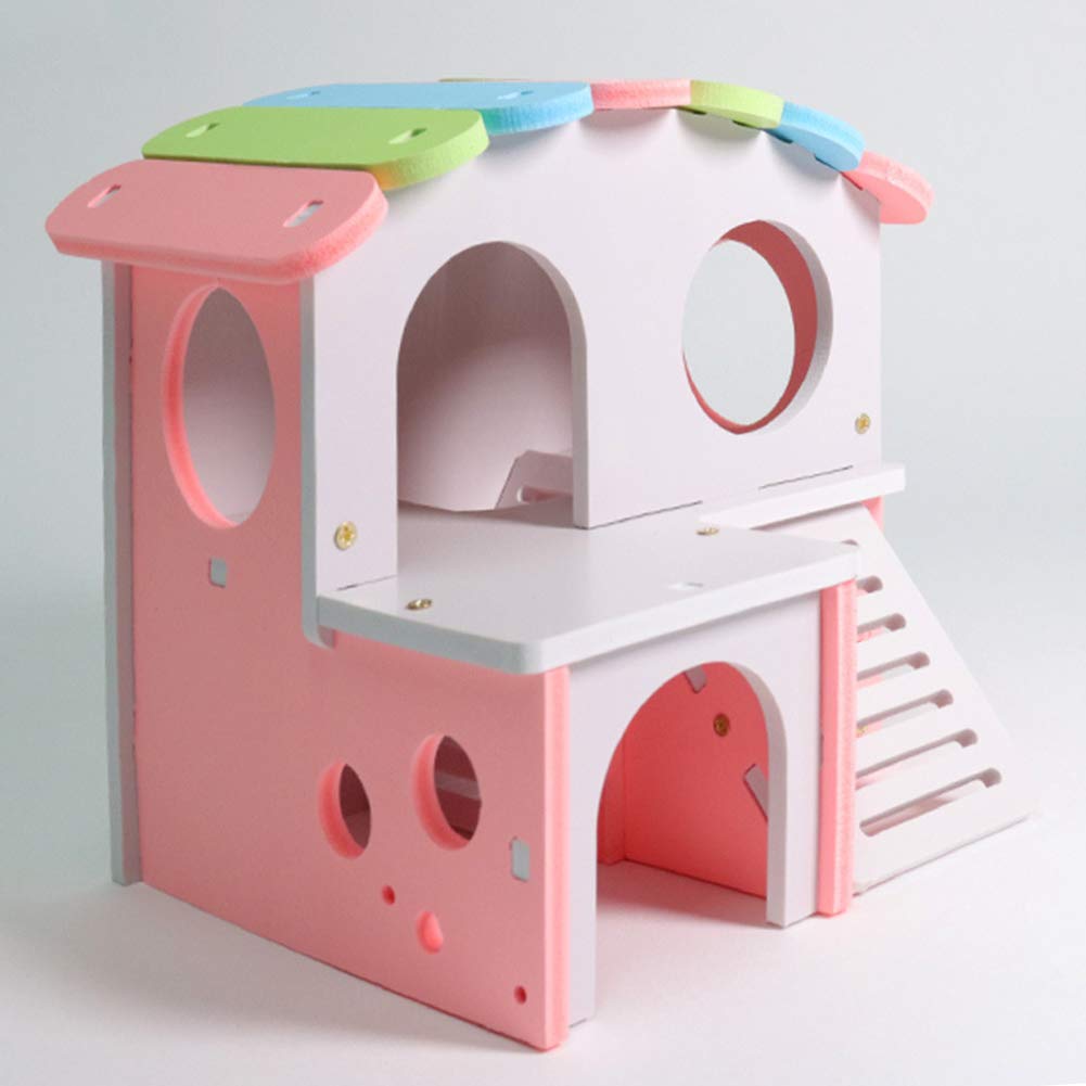 Amazon | ハムスター ハウス おもちゃ カラフルなハムスター